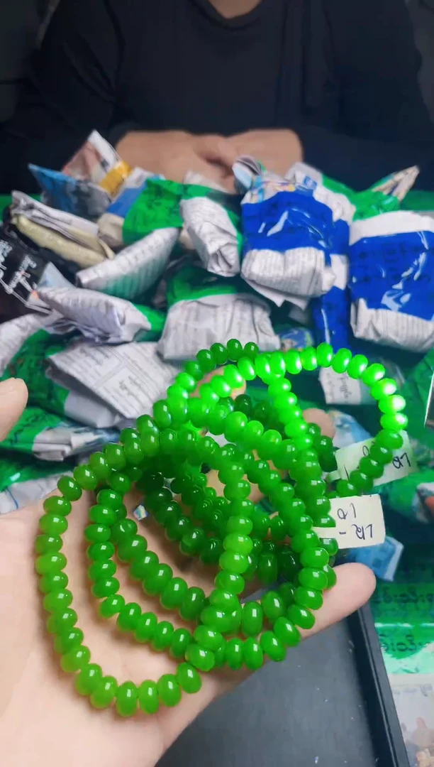 强子收货--所见即所得--多样性发货--FH312绿色算盘珠