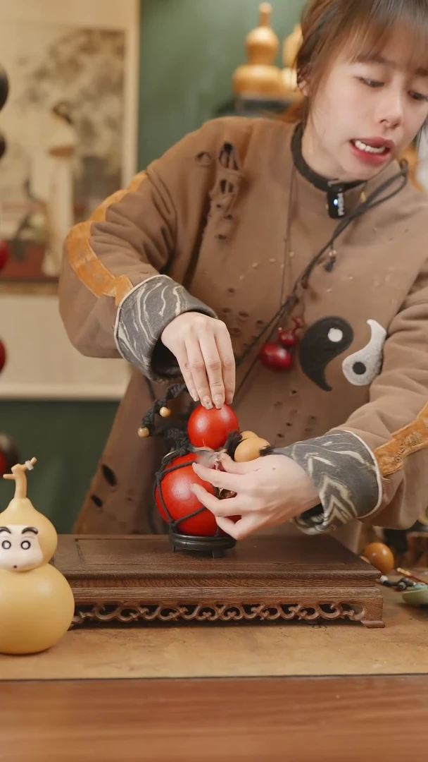 【闪购商品】11号精品天然大漆工艺防渗内胆酒葫芦~