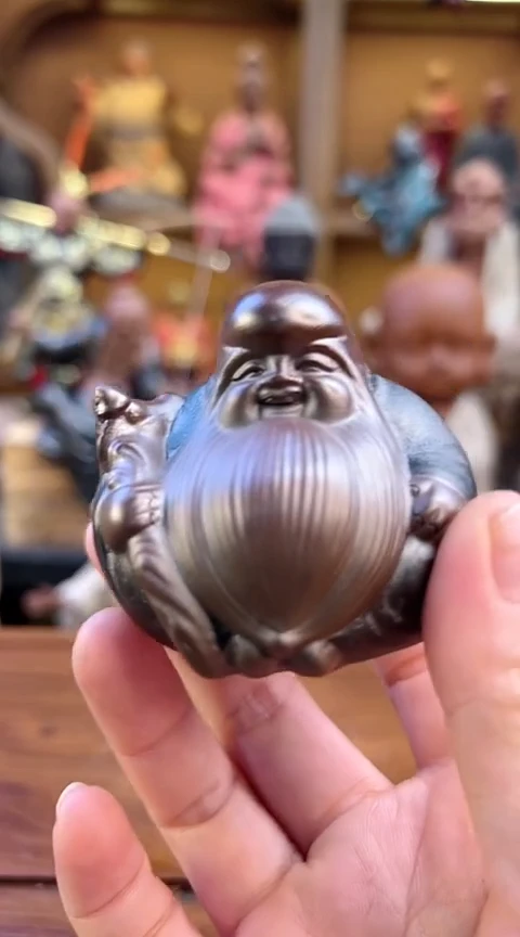 紫砂茶宠器闵茶宠摆件