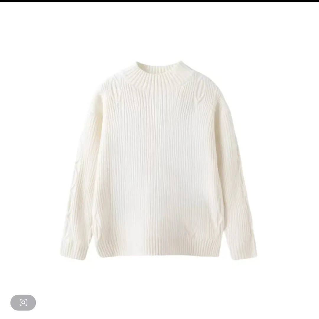 男童提花毛衣圆领套装针织衫