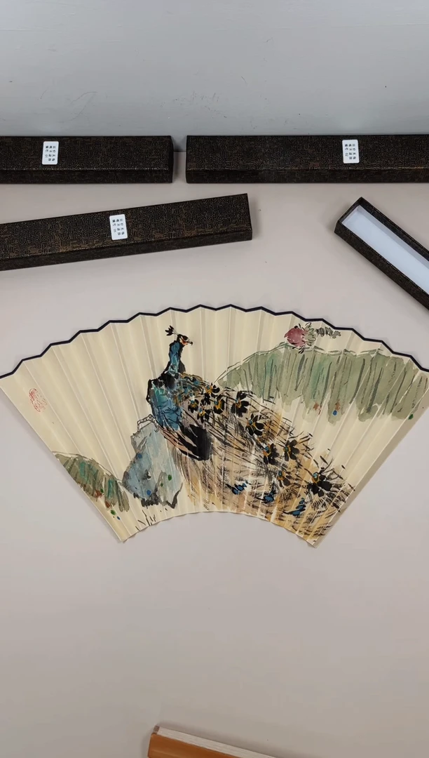 扇子16方20排口师韵扇面