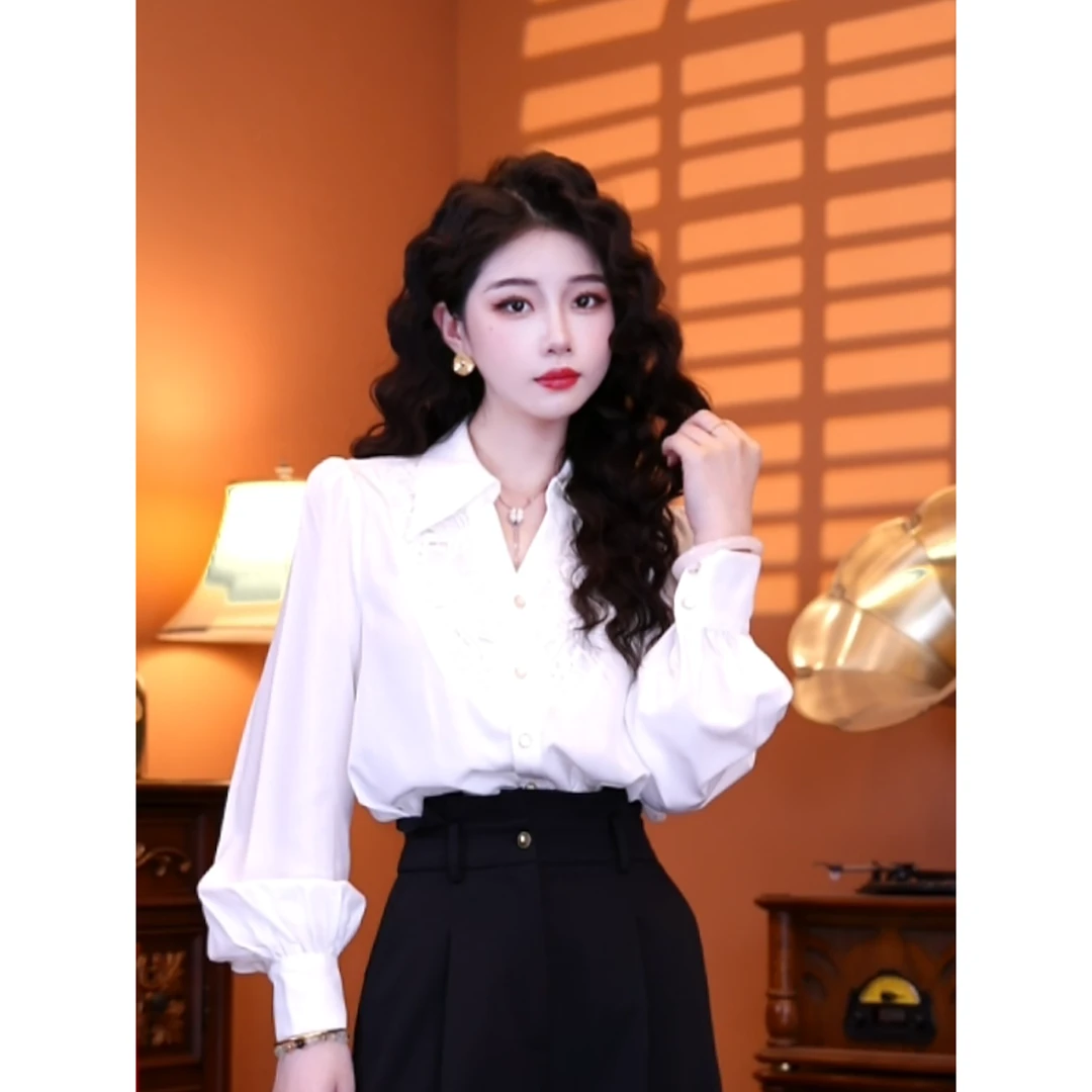 蒋肉肉【游走月光】时尚气质薄款显瘦设计减龄新款上衣01407