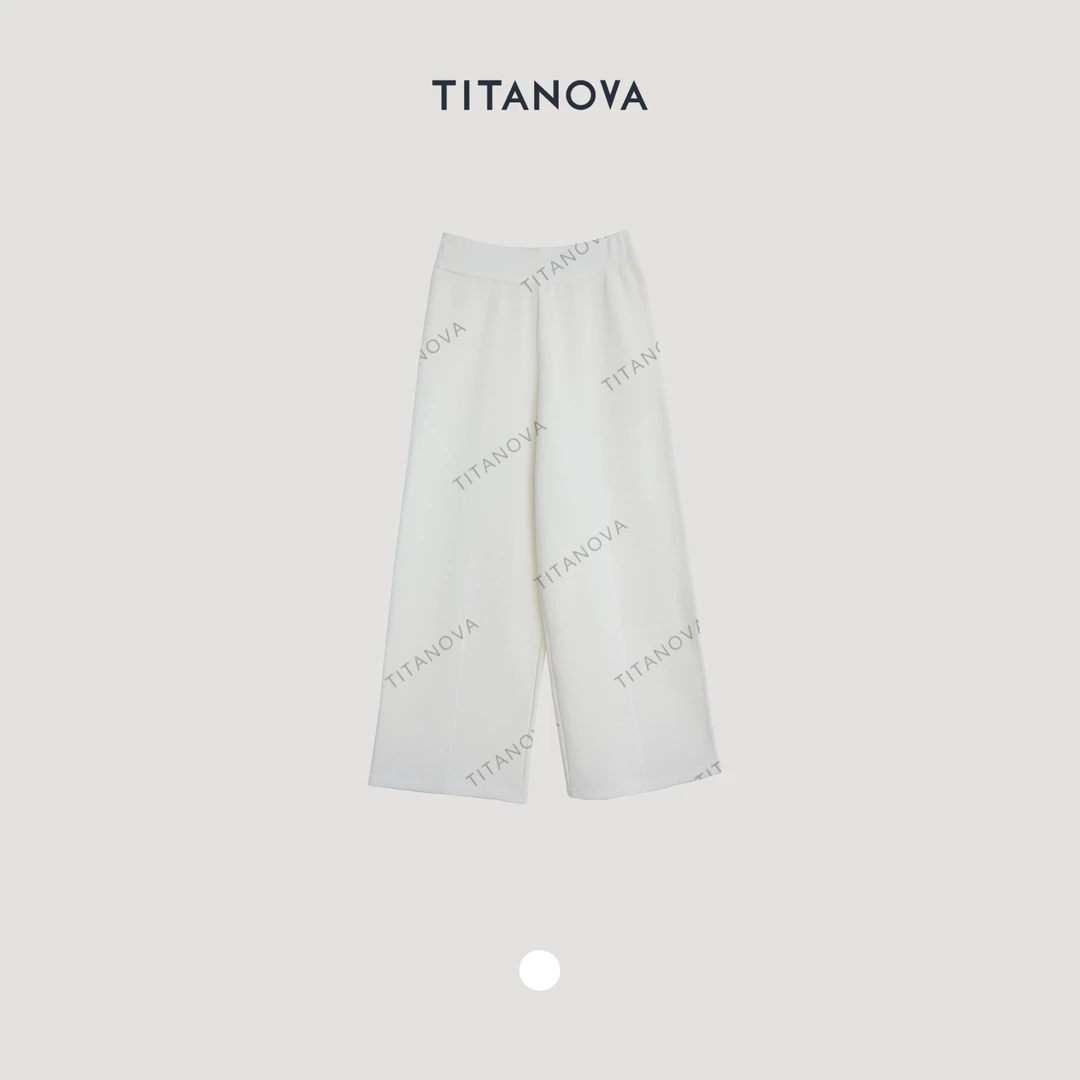 【苧不凡】慢节奏｜羊毛蚕丝休闲宽松直筒裤N5KZ0803