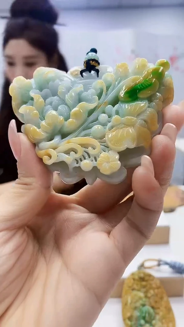 未镶嵌定制翡翠4829ty-毛货挂件61