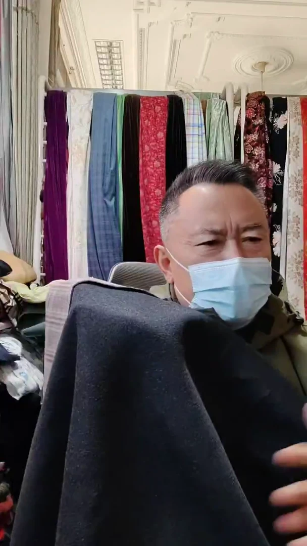 奶咖啡格子双色双面布料