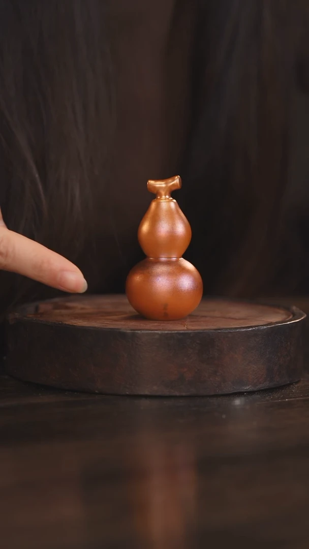 【闪购商品】杯13柴房陶瓷丨金红葫芦