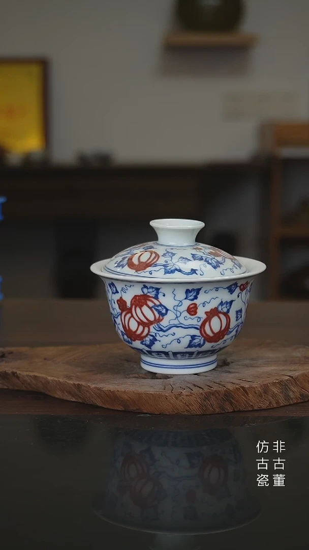 景德镇手工手绘陶瓷微瑕
