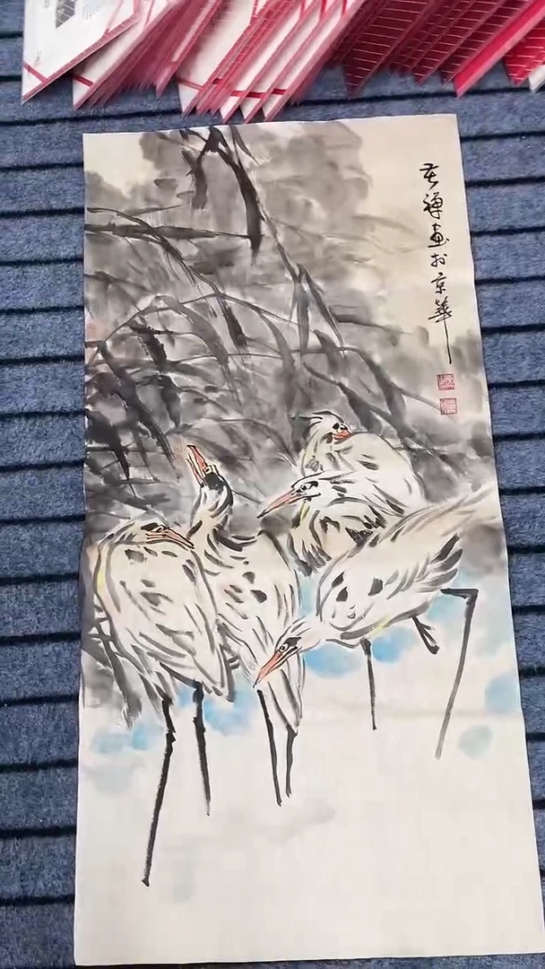 精品开三花鸟作品