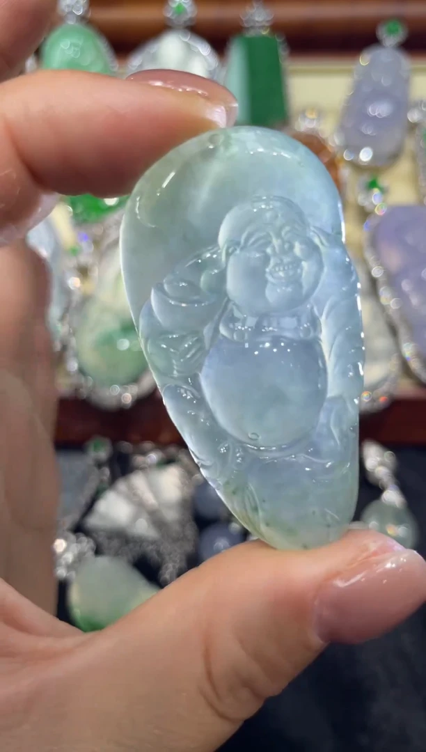【闪购商品】翡翠颈饰18K金镶嵌翡翠230