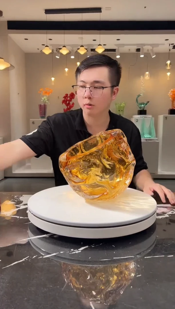 摆件巴比特美学 金色果斗