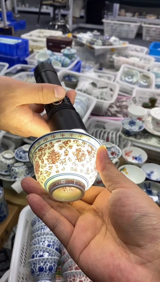 摆件陶景德陶瓷茶具容量约80