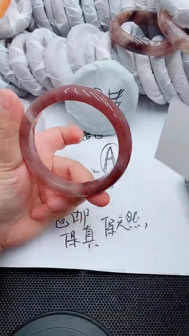 未镶嵌手镯石英质玉80-63-64