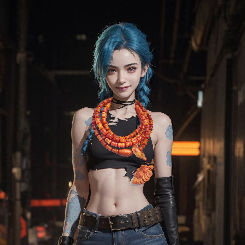 【美江木艺】金克斯COSPLAY配件竹节108珠