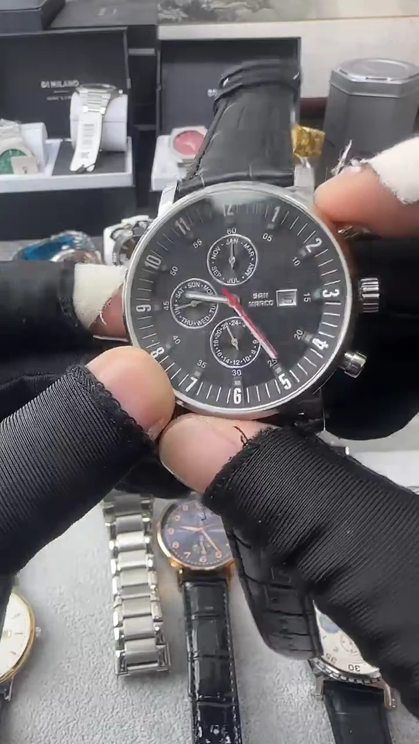 自动机械机芯锻造碳人造革国产男士腕表