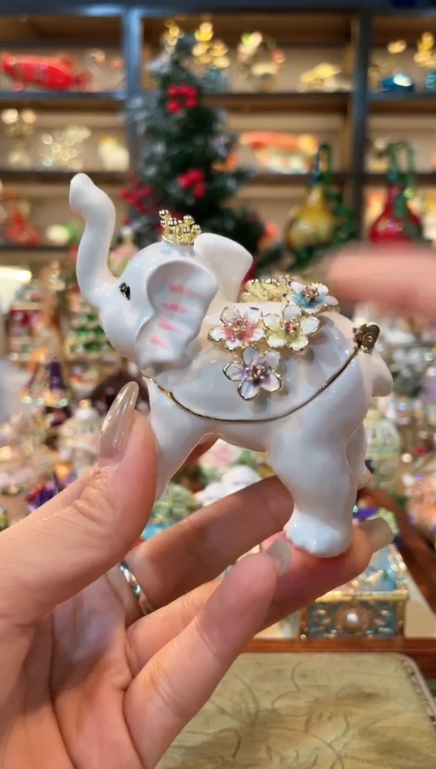 【闪购商品】精致珐琅彩首饰盒