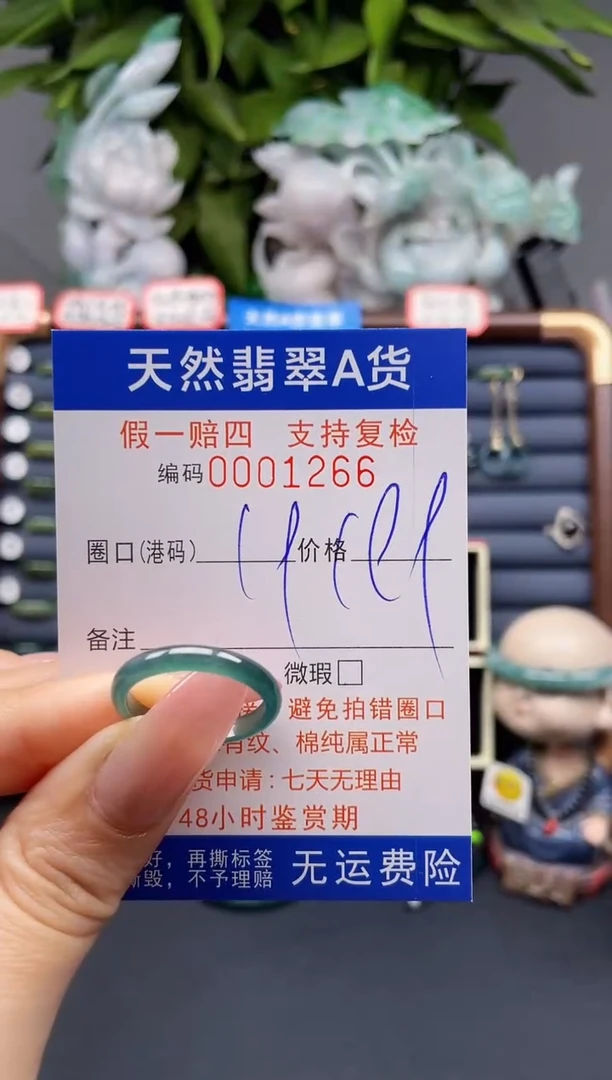 翡翠戒指未镶嵌19*1266