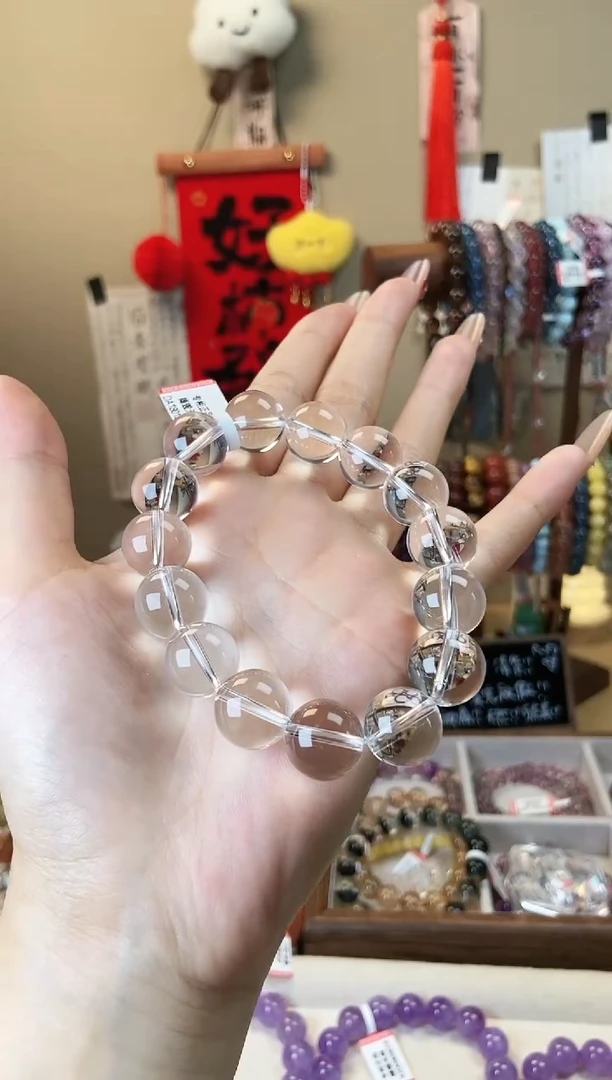 【闪购商品】水晶手链未镶嵌14m白水晶