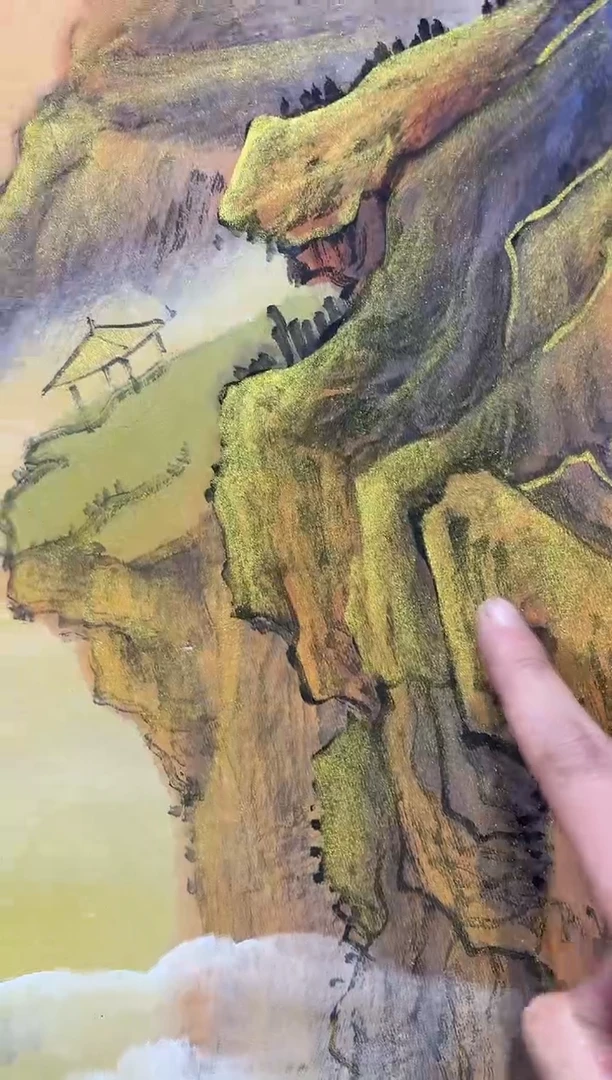 【闪购商品】国画孙桂国老师字画带亲笔合影证书30-151
