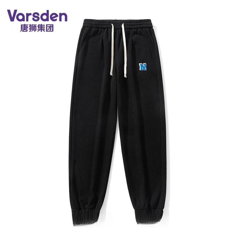 唐狮集团Varsden男士休闲束脚裤新款显瘦显高潮流运动情侣长卫裤