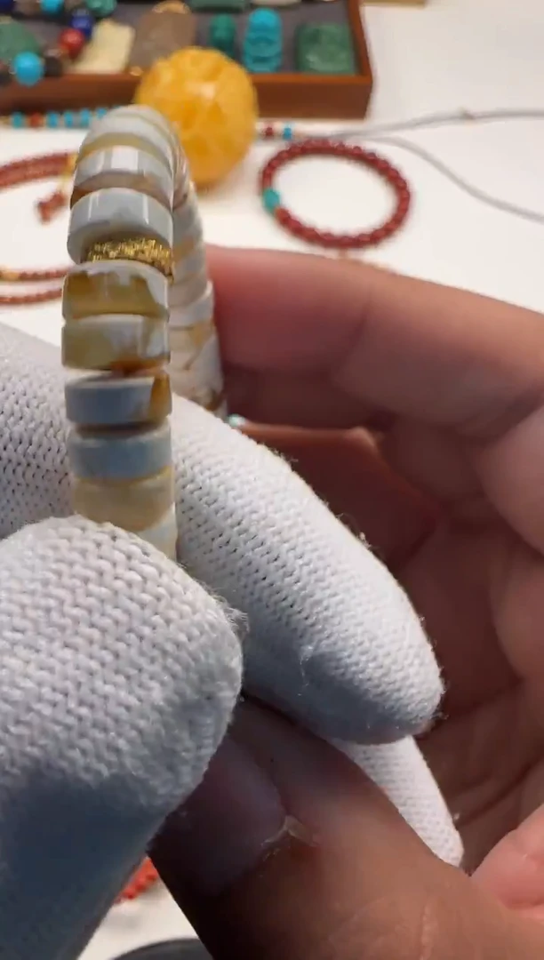 裸石蜜蜡未镶嵌丸***~手串手串