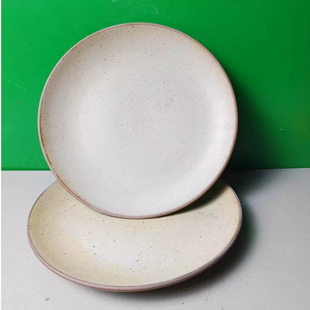 m1574 盘2个（口径21，高2）陶瓷餐具 B12