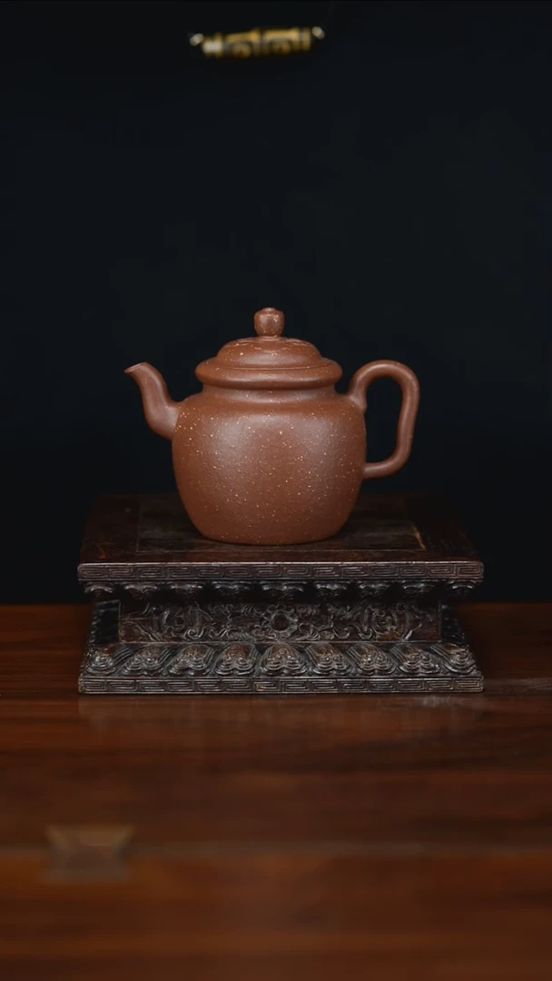 茶壶紫砂一****生微瑕蕴天如意（无证书不退换）