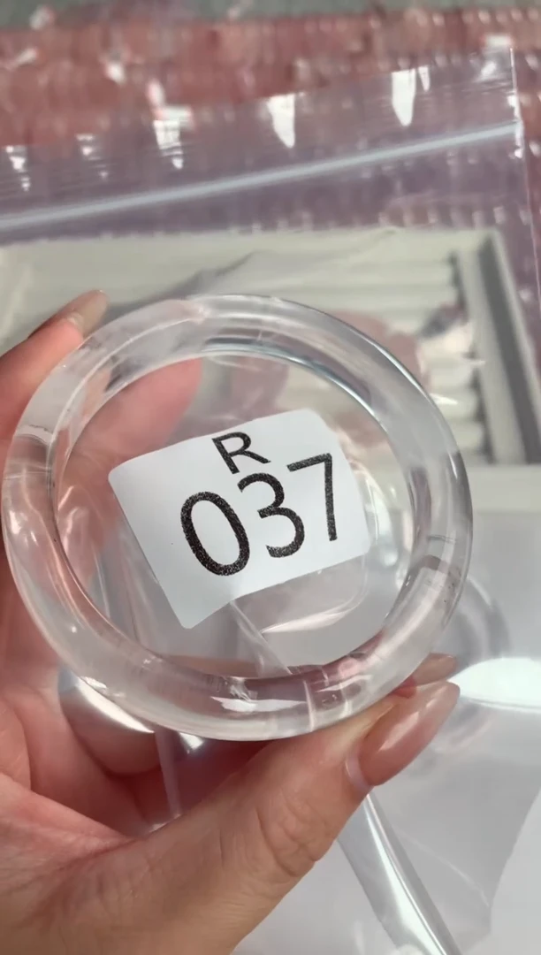 水晶珠宝半成品未镶嵌水晶手镯037-60