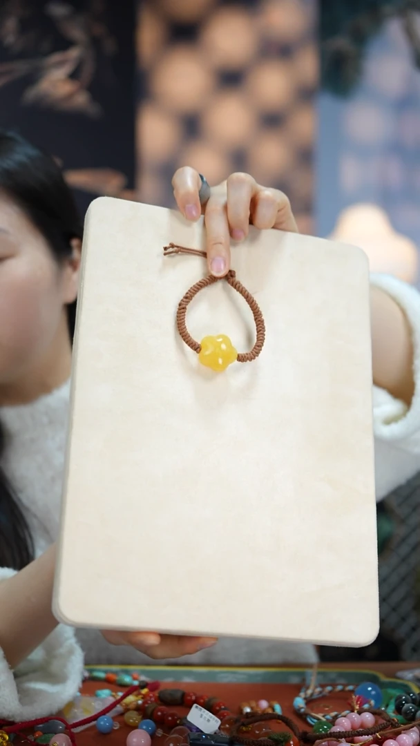 手绳蜜蜡未镶嵌天然蜜蜡花朵手绳