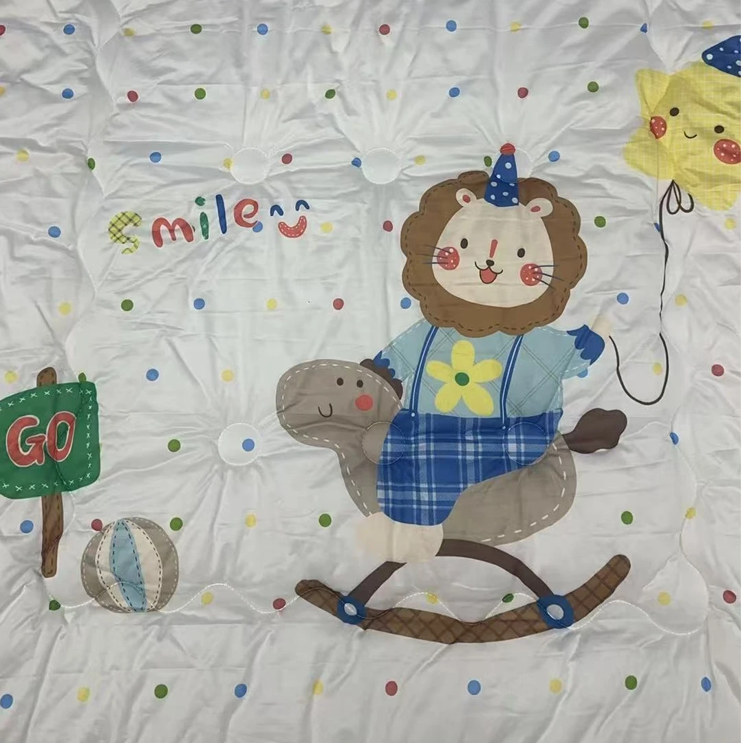 【木马狮子】120*150加厚豆豆被春秋被冬被可机洗