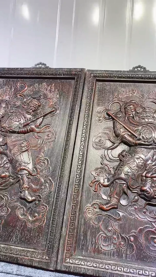 木紫檀雕刻一物一拍