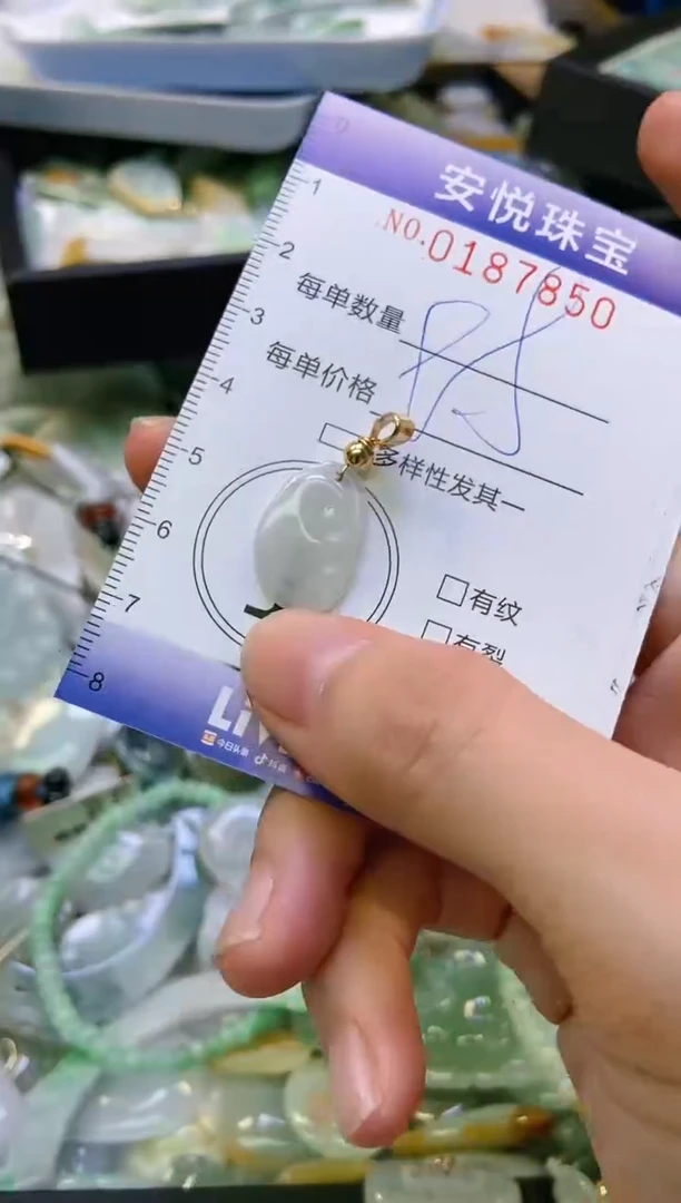 翡翠未镶嵌颈饰闪购0187850