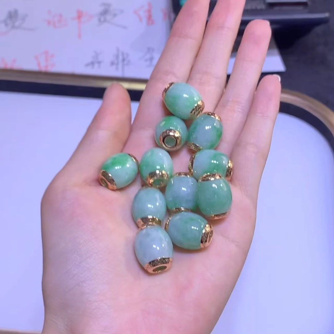 【逍遥】18K天然A货翡翠路路通吊坠*715/95017/多样性发/1件