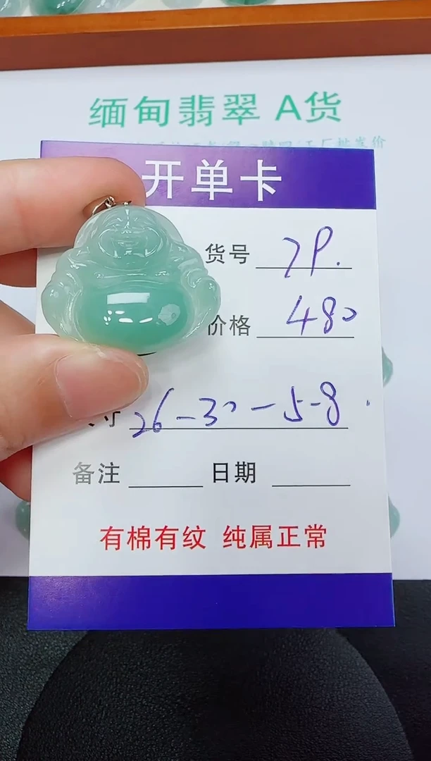 吊坠(赠链)未镶嵌翡翠79