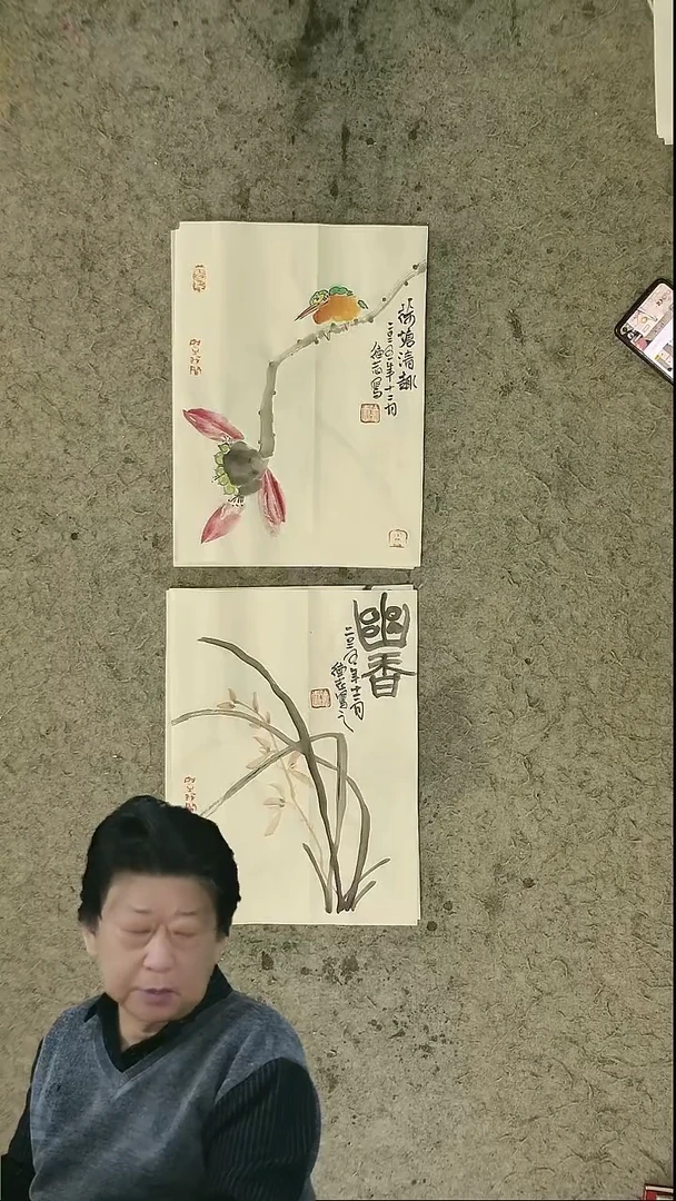 国画温德志老师国画禅意小品