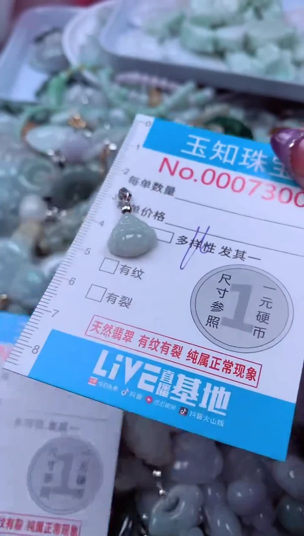 翡翠未镶嵌吊坠(不含链)7300