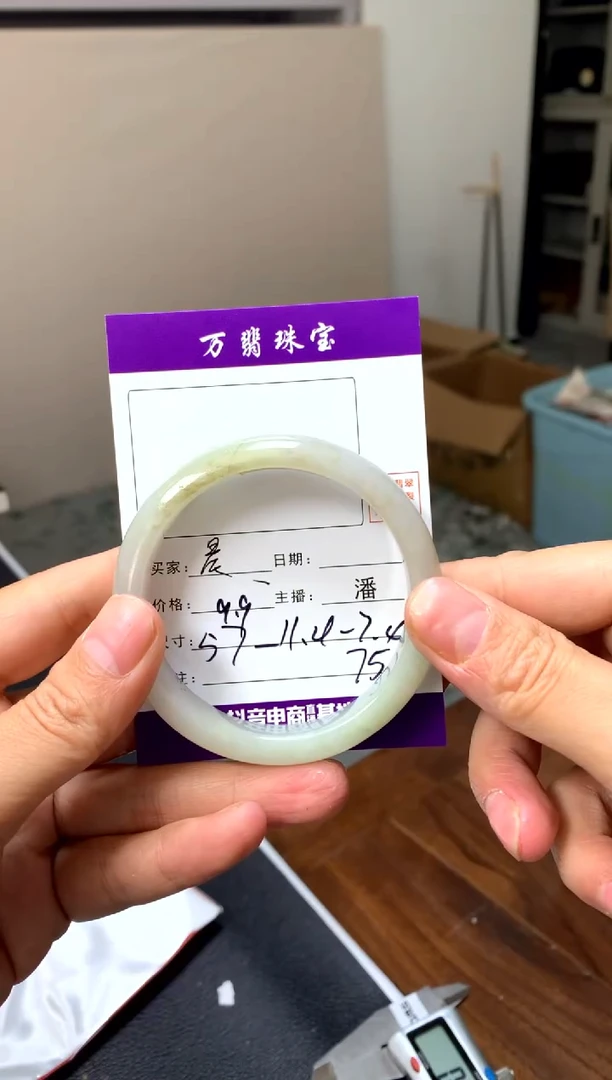 【闪购商品】翡翠手镯未镶嵌潘75