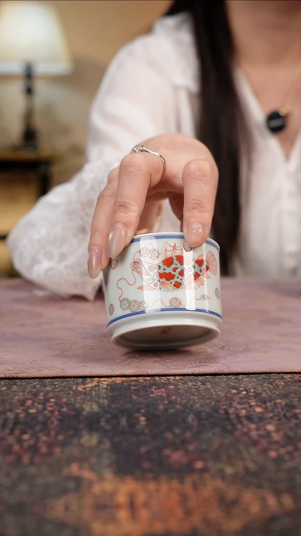 杯景德镇陶瓷杯碗柴烧多人