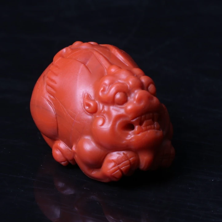 精美南红玛瑙精工雕刻貔貅吊坠一个A116
