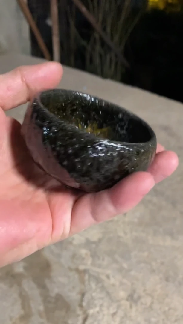 浪鬼柴烧系列杯 瑕