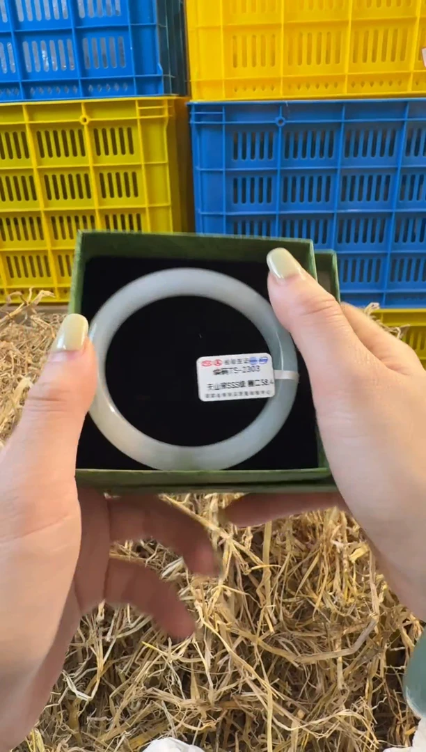 未镶嵌手镯石英质玉2303