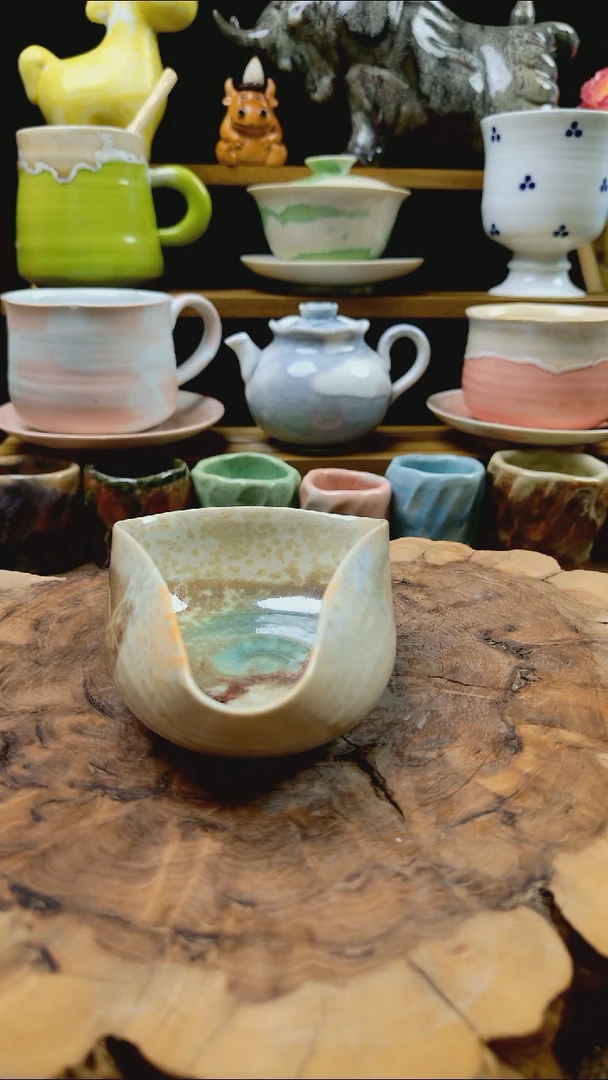 高温颜色釉窑变系列 微瑕 茶择 20