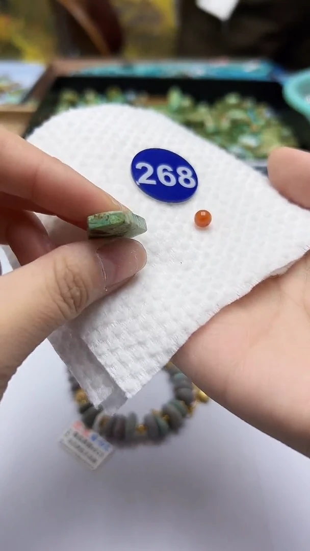 玛瑙/玉髓珠子未镶嵌268