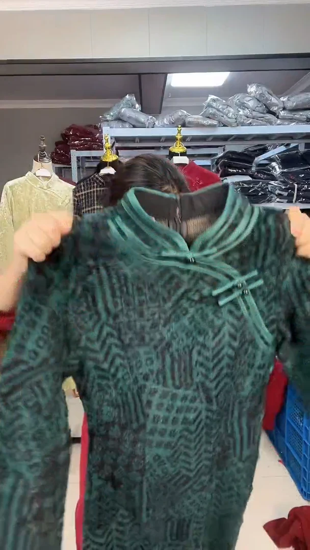 1-- XL--孤品旗袍默认微瑕--完美主义慎拍