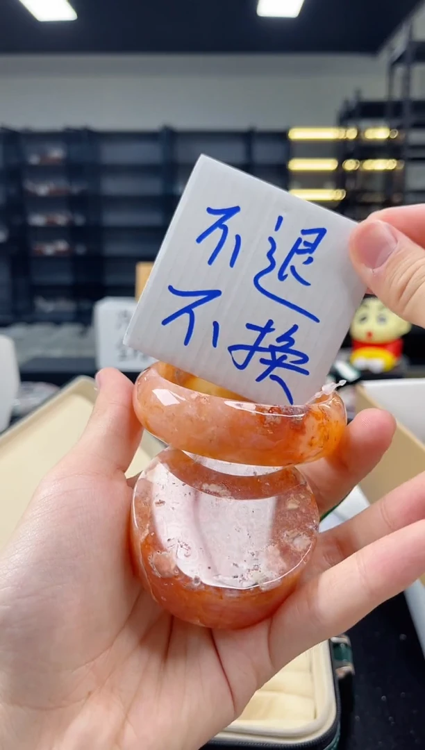 未镶嵌手镯石英质玉61圈口 （不退不换）s9778
