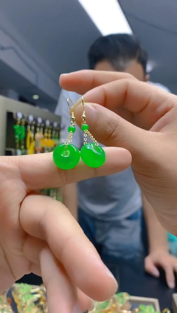 【闪购商品】玛瑙/玉髓耳饰合金75玛瑙饰品