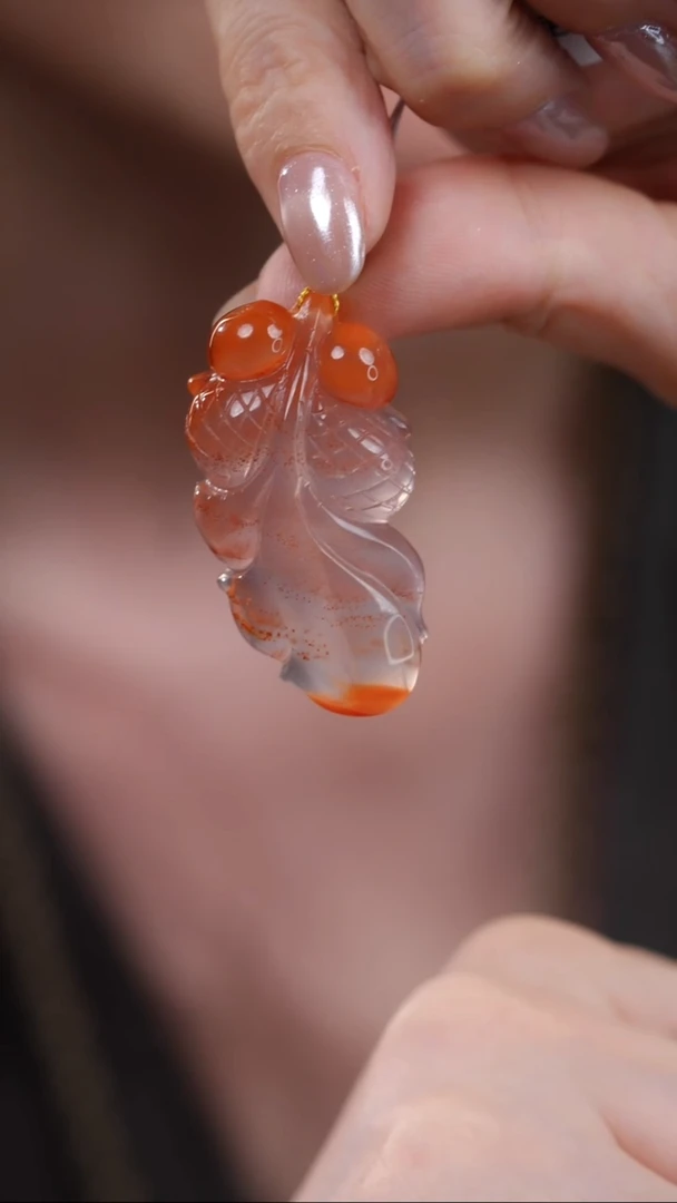 颈饰未镶嵌南红玛瑙11