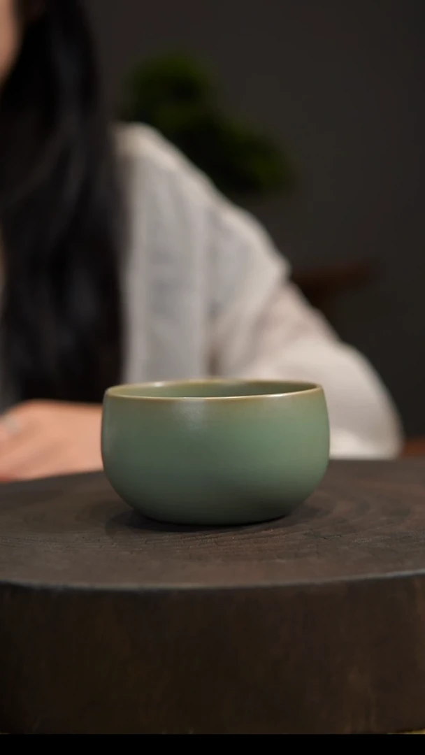 杯子禅定杯 汝州原产地  原矿老釉