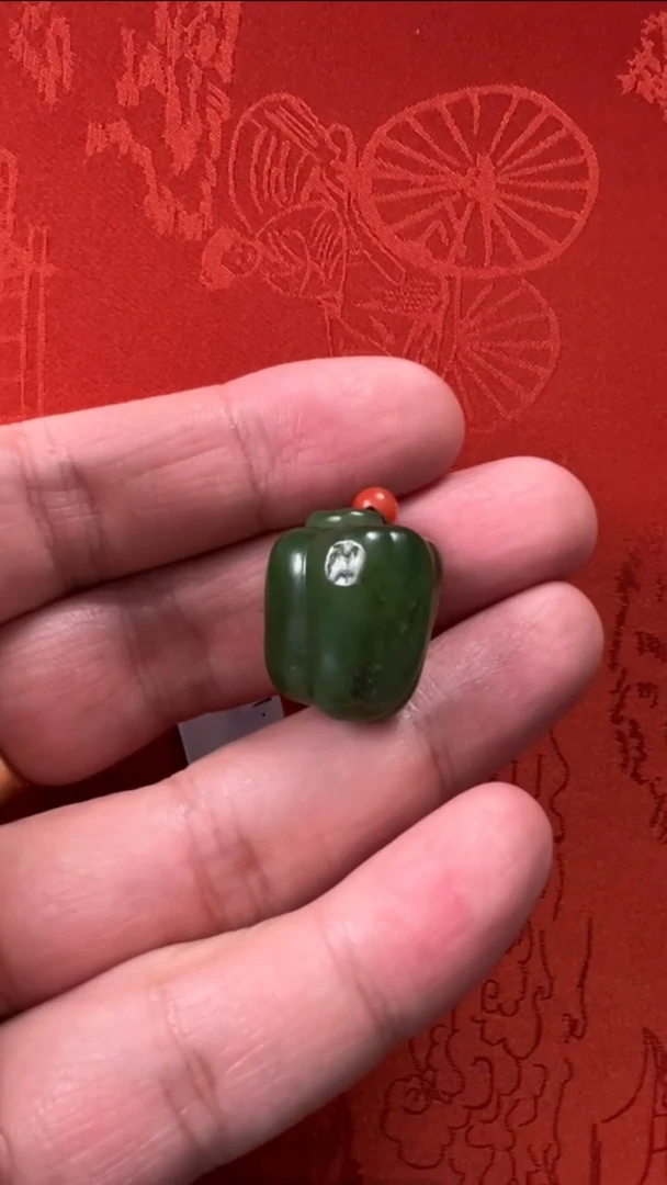 【闪购商品】和田玉挂件未镶嵌新疆碧玉交好运