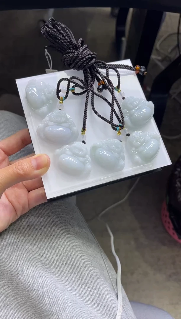 颈饰未镶嵌翡翠B187/多样性发一件/配绳子