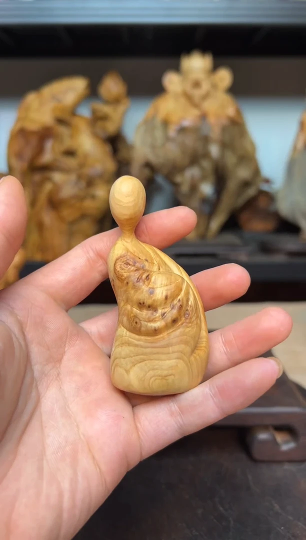 柏木（崖柏）崖柏雕刻件